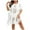 White, variant on Cavosen Womens Beach Cover up Short Sleeves Dress Bikinis Swimwear Kimono Tassel Fringe Hem Round Neck Sheer Flowy Pool Oversized Bathing Suit Cover Ups Solid Swimsuit Kaftan