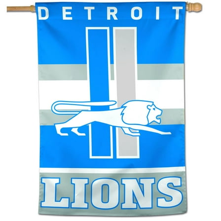 WinCraft Detroit Lions 28" x 40" Retro Single-Sided Vertical Banner
