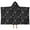 Black Gothic Sun-1, variant on Black Gothic Sun Moon Pattern Hooded Bath Towel,50"x30" for Ages 3 To 12 Kids, Quick Dry Lightweight Soft Microfiber Hood Beach Towel Cover Up for Kids