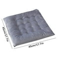 thumbnail image 2 of Hvmvliv Outdoor Chair Cushions Plush Cushion Chair Seat Cushion Soft and Comfortable Thicken Memory Foam Chair Pads for Home Office Dining Chair(45x45cm) Gray, 2 of 8