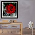 thumbnail image 3 of 30x30cm 5D Diamond Painting DIY Rose Red Painting Cross Stitch Costura Likrtyny Arte deco, 3 of 9