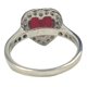 thumbnail image 3 of JOYARIS Anillo Solitario Corazón Compromiso Promesa Plata 925 Talla 8.5 AN-0000464, 3 of 5