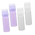 thumbnail image 1 of Hair Coloring Tool Set of 4 Comb Applicator Bottles for Hair Dye Root Comb Design Convenient for Home Salon for Travel, 1 of 5
