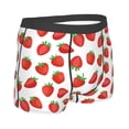 thumbnail image 2 of KLL Strawberries Men's Cotton Boxer Briefs Underwear-Small, 2 of 8