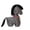 Dark Blue, variant on Stuffed Horse Plushie, Textile Animal Figurine, Equine Soft Toy for Parties and Gifts, Cuddly Year of the Horse Ornament, 7.9in Unique Home Accent