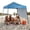 Blue, variant on 6x6 FT Canopy Tent, Side Wall Mesh Bag Storage, Portable Outdoor Canopy Instant Tent, Commercial Gazebo with Soft Shoulder Pad Backpack for Home, Party & Outdoor Activities, Blue