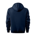 thumbnail image 3 of Sweat à Capuche pour Hommes, Sport Décontracté, avec Poche Imprimée et Demi-Fermeture Éclair, 3 of 5