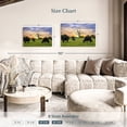 thumbnail image 3 of Elephant Stock Grazing Aberdeen Angus Wall Art - Horizontal Canvas Wall Art - Living Room Wall Decor - Animal Canvas - Black And Orange Decor - 36" x 24", 3 of 4