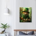 thumbnail image 4 of Nawypu Watercolor St. Patrick's Day gnome, Spring clipart, Watercolour clipart, St. Patrick's Day printable, St. Patrick's Day, Canvas Wall Art, Decor Canvas, 4 of 5