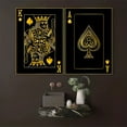thumbnail image 3 of 3pcs Canvas Poster, Modern Art, King, Queen & Ace Playing Cards Painting Wall Art Canvas Painting, Ideal Gift for Bedroom Living Room Kitchen Corridor, Wall Art, Wall Decoration, Fall Decor, Room De, 3 of 4