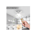 thumbnail image 3 of Ventilador De Techo 52cm Con Luz Y Control Remoto Incluye Expansor Y Base De Abanico blanco, 3 of 5