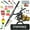 1.8M, variant on Lure sea rod set, far throw rod + fishing wheel +line+bag + bait combination set fishing lures fishing rods 1.8M 2.1M 2.4M