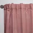 thumbnail image 3 of Designart 'Triangual Coral Retro Pattern' Mid-Century Modern Curtain Panel, 3 of 5