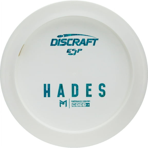 Discraft Dye Pack Bottom Stamp Paul McBeth ESP Hades Distance Driver Golf Disc - White / 173-174g