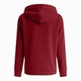 thumbnail image 6 of mgoYE Women's Zip Up 3 in 1 Maternity Ba’by Wearing Hoodie Sweatshirt Jacket(Red,4XL), 6 of 9