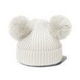thumbnail image 6 of Ccpelsie Little/Big Kids Winter Hat Scarf Gloves Set - Girls Boys Beanie Hat Knit Warm Cap for Children(White,One Size), 6 of 7