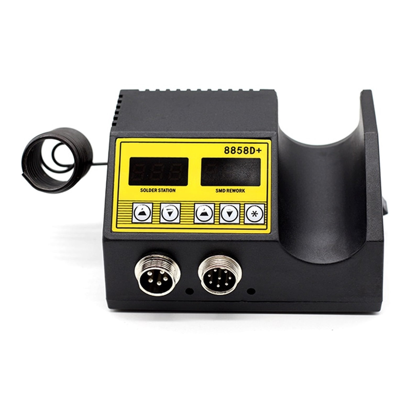 2 In 1 Soldering Station LCD Digital Display BGA Rework Hot Air Blower Heat Gun Hair Dryer Welding Repair Tools 8898 ,High Temperature Resistant