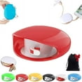 thumbnail image 1 of Aboutabsent Automatic Cord Reel, Horizontaln Automatic Cable Organizer, A Simple Pull Then Will Withdraw, Retractable Cord Organizer, for USB, Headphone, Data Cables (Red-1pcs), 1 of 8