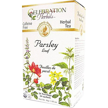 Celebration Herbals Feuilles de persil thé biologique, 24 Ct