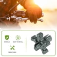 thumbnail image 2 of Unique Bargains 2 Pcs M8 Motorcycle Clutch Brake Cable Adjuster Screw Aluminum Alloy Brake Clutch Line Adjusting Bolt for Motorbike Scooter Dirt Bike Titanium Tone, 2 of 7