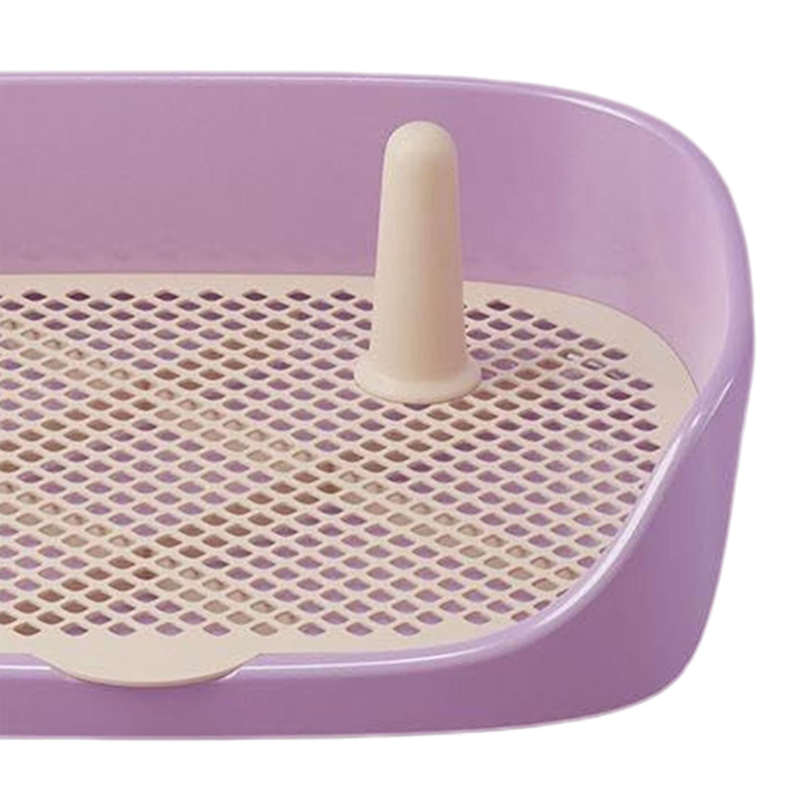 Dog Toilet Training Potty Tray Training Pad Toilet Pee Pad Holder Apartment Loo Pets Supplies Pans Pet Potty Trainer for Other Pets 48x37x13cm