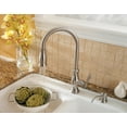 thumbnail image 4 of Pfister Hanover 1-Handle Pull-Down Kitchen Faucet with Soap Dispenser, Stainless Steel, 4 of 4