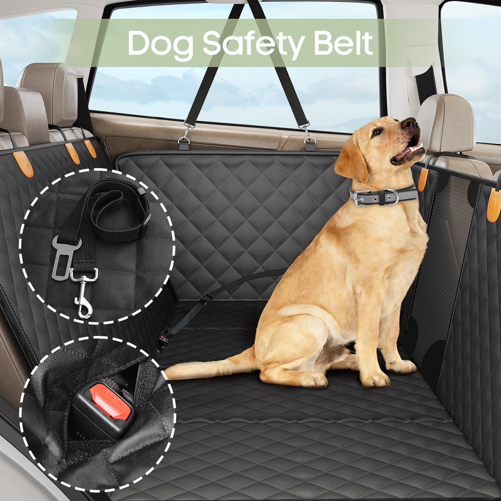 Smatto Back Seat Extender, Hard Bottom, 410 lb Capacity, Black photo 7