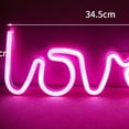 thumbnail image 2 of LED Love Sign Decoration,LED Love Neon Sign Love Neon Light Decrorative Night Light Exceptional Reliability, 2 of 3
