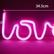 thumbnail image 3 of Letrero LED de neón de amor, tablero PS y lámpara acrílica de letrero de amor con orificios para colgar para confesión, propuesta de matrimonio, funciona con batería rosa, 3 of 5