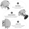 thumbnail image 4 of MasteelfCA Window Safety Stopper Lock Adjustable Sliding Door Window Security Lock with Key, 4 of 9