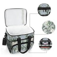 thumbnail image 6 of FORMRS Insulated Cooler Bag 24 Cans Capacity Soft Leakproof Lunch Box with Side Pockets, Blue Blossom, 6 of 7