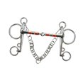 thumbnail image 2 of yotijay Horse Bit Snaffle Bit for Horse Training Outdoor Horse Accessories Horse Chewing 135mm, 2 of 9