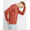 thumbnail image 2 of Hanes Originals Men's Long Sleeve Henley T-Shirt, Sizes S-3XL, 2 of 5