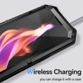 thumbnail image 6 of for iPhone 15 Case Heavy Duty Protection with Built in Lens Screen Protector Rugged Stand 360 Full Body Military Grade Metal Bumper Phone Cases Men  2023 6.1 inch Black, 6 of 6