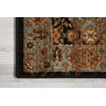 thumbnail image 5 of Nourison Delano Traditional Black/Blue 2' x 3' Area Rug, (2x3), 5 of 6
