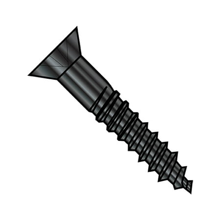 

14-10X2 1/2 Phillips Flat Full Body 2/3 Thread Wood Screw Black Oxide and Oil (Pack Qty 700) BC-1440DPFB