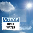 thumbnail image 6 of (2 Pack) Drill Water OSHA Notice Sign 5 Inch X 3.5 Inch Vinyl Label Decal Sticker Weather Resistant, UV Protected for Workplace, Business, and Construction Site, Made in the USA, 6 of 7