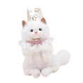 thumbnail image 4 of Mochila con forma de gato, ligera, con bonitos dibujos de animales de peluche para viajar. Blanco, 4 of 9