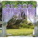 thumbnail image 4 of 12 piezas 3.6 'Seda artificial Wisteria Vine Ratta Colgante Flor Guirnalda Cuerda Fiesta en casa Boda Decoración Rosa sincero  Patio y Jardin, 4 of 5