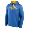 thumbnail image 2 of Men's Logo Athletic Powder Blue Los Angeles Chargers Head Start Pullover Hoodie, 2 of 3