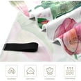 thumbnail image 3 of Dreamtimes Pink Lotus Flowers Beach Towel Quick Dry Absorbent Bath Towels Sandproof Lightweight Towel for Gym Yoga Sports Swimming 31x71in, 3 of 7
