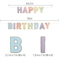 thumbnail image 2 of Happy Birthday Banner Party Decorations-Rainbow Birthday Banner for Birthday Decorations, 2 of 9