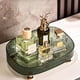 thumbnail image 4 of Organizador de maquillaje y perfume CESTATIVO, bandeja de tocador, color verde oscuro, 4 of 7