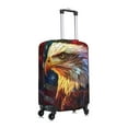 thumbnail image 6 of Cauagu Geometric American Bald Eagle Print Travel Luggage Cover,Travel Dust-proof Suitcase Cover Softside Suitcase Protector for 18-32inch,Not Included Suitcase, 6 of 8