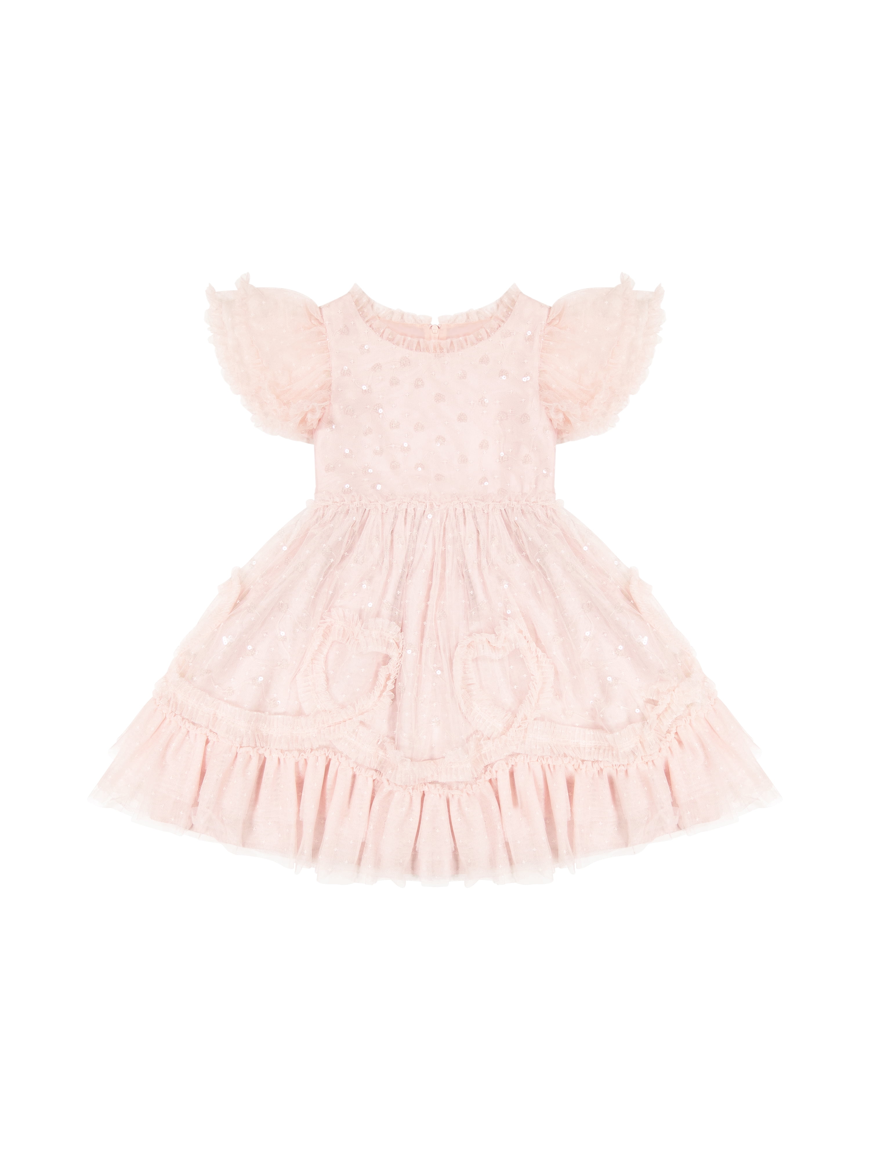 Kensie Girl Sequin Mesh Short Sleeve Dress, Sizes 4-16