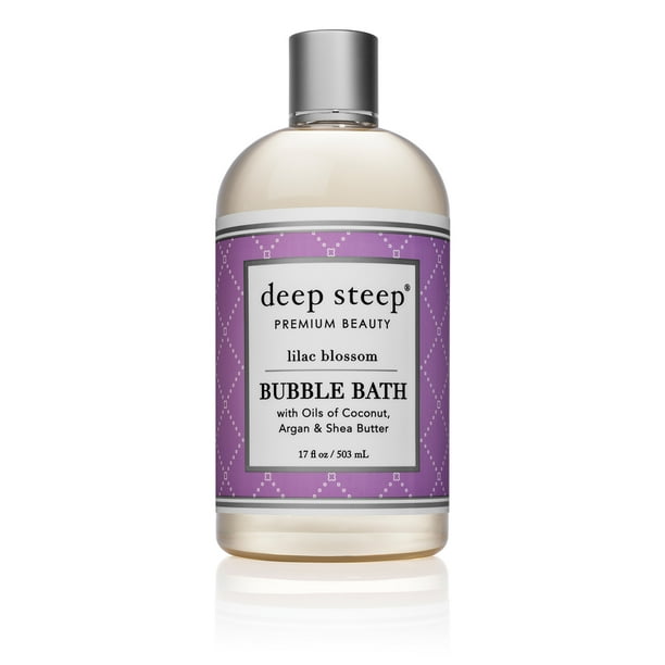 Deep Steep Bubble Bath, Lilac Blossom, 17 fl oz (503 ml)