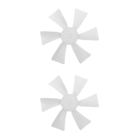 SOPOTUTU  Rv Bathroom Vent Fan Replacement White Plastic Blades for Efficient Air Circulation