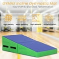 thumbnail image 5 of FDW Bllue Gymnastics Folding Incline Mat, Non-Slip Yoga，Tumbling Cheese Wedge for Home, Indoor/Outdoor, 5 of 7