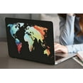 thumbnail image 4 of KSK KAISHEK Hard Case Shell Cover Only Compatible Old MacBook Pro 15" with No Touch 2015 - 2012 A1398, World Map 2_2, 4 of 5