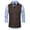 Coffee, variant on Men's Waistcoat Slim Fit Tweed Wool Herringbone V Neck Double Breasted formal Vest for Wedding Groomsmen Coffee